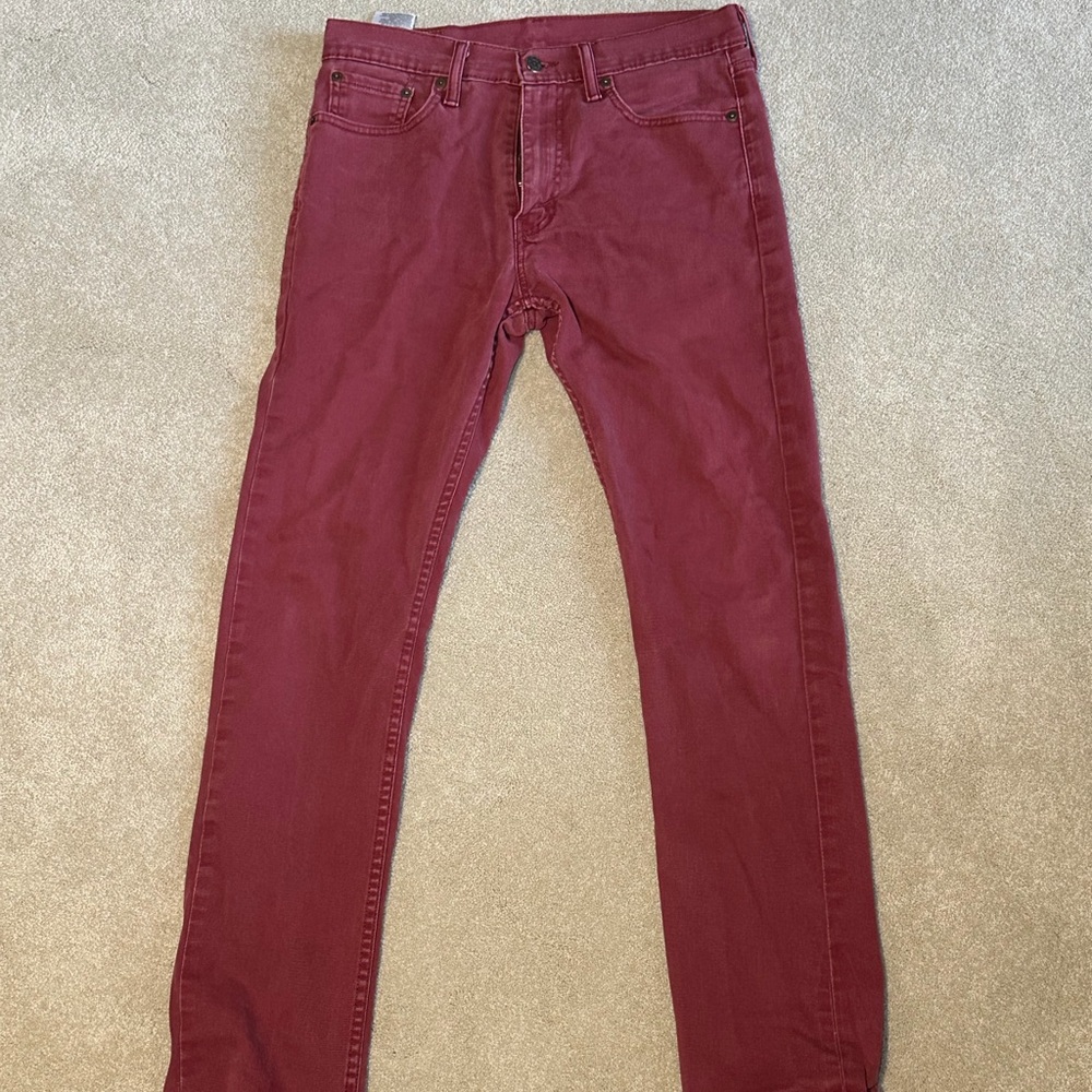 Levi’s 511 Red Jeans